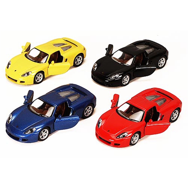 Porsche Carrera GT toy. Die cast metal vehicle features opening doors.... from ASI 85620 H M Schmidt Co Inc / Traveling Billboard