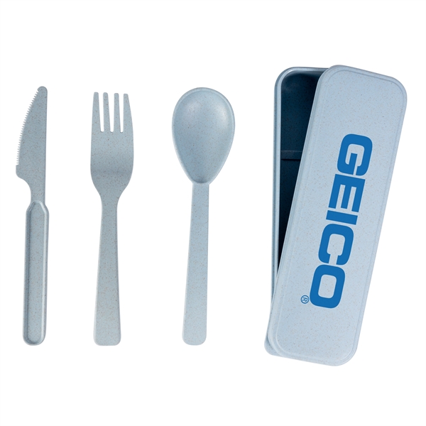 Wheat straw utensil set... from ASI 44900 NC Custom (CI/Lanco) / Lanco