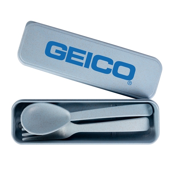 Wheat straw utensil set... from ASI 44900 NC Custom (CI/Lanco) / Lanco