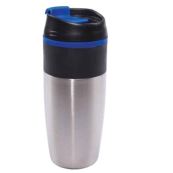 16 oz. Steel Outer Wall Travel Mug with Colored PP Liner... from ASI 74245 Nordic Co Inc / Nordic