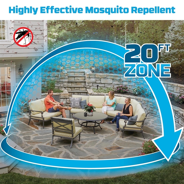 Provides a 20-foot zone of advanced mosquito protection, without DEET sprays... from ASI 46170 Compass Industries Inc