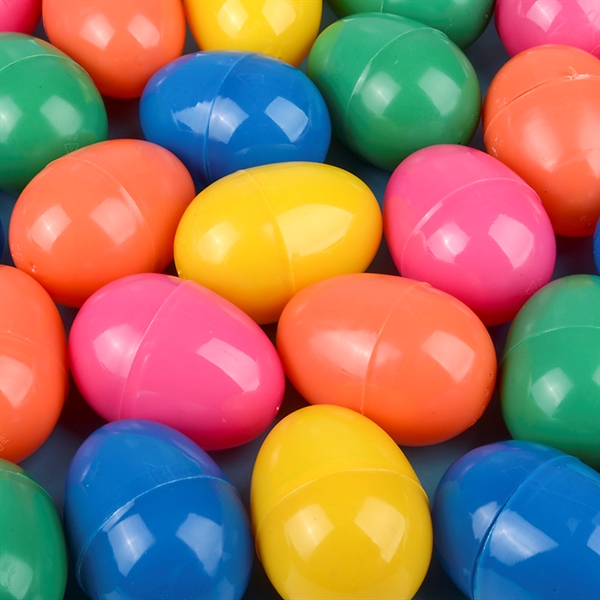 Plastic Easter egg with one piece of candy.... from ASI 85620 H M Schmidt Co Inc / Traveling Billboard