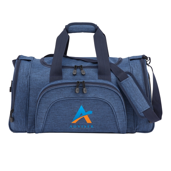 22" Elite travel duffel bag made with upscale 600 denier heather... from ASI 86565 Seville Gear