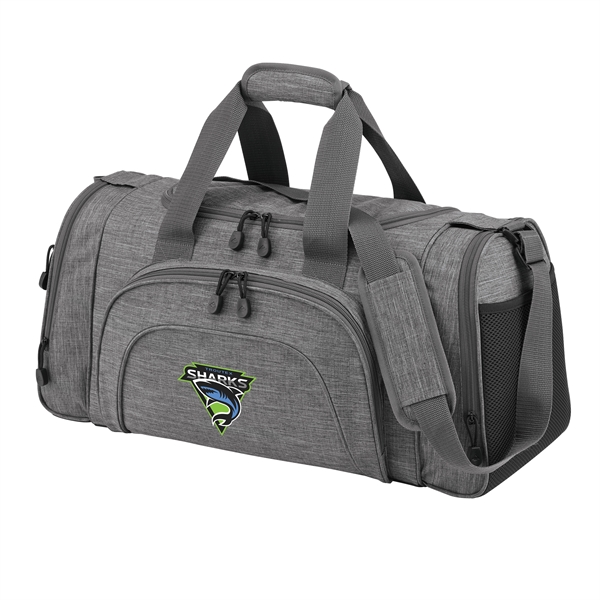 22" Elite travel duffel bag made with upscale 600 denier heather... from ASI 86565 Seville Gear