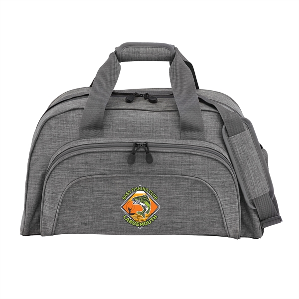 20" Elite clubhouse duffel bag made with upscale 600 denier heather... from ASI 86565 Seville Gear