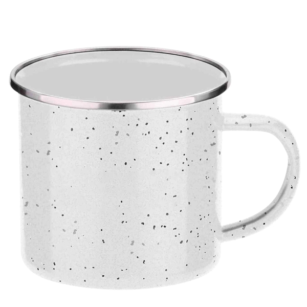 This nostalgic, 16 ounce Stainless Steel Speckled Camping Mug is a... from ASI 71685 Midnite Snax®