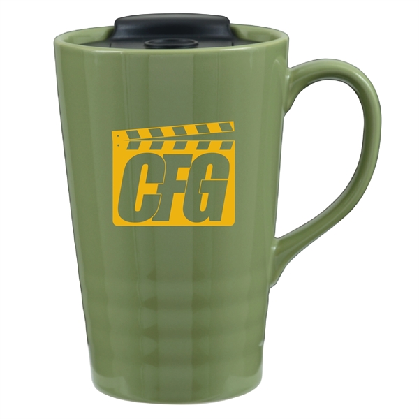 16 Oz. ceramic made Zen Mug.... from ASI 74245 Nordic Co Inc