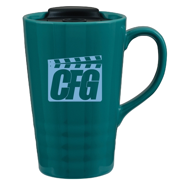 16 Oz. ceramic made Zen Mug.... from ASI 74245 Nordic Co Inc