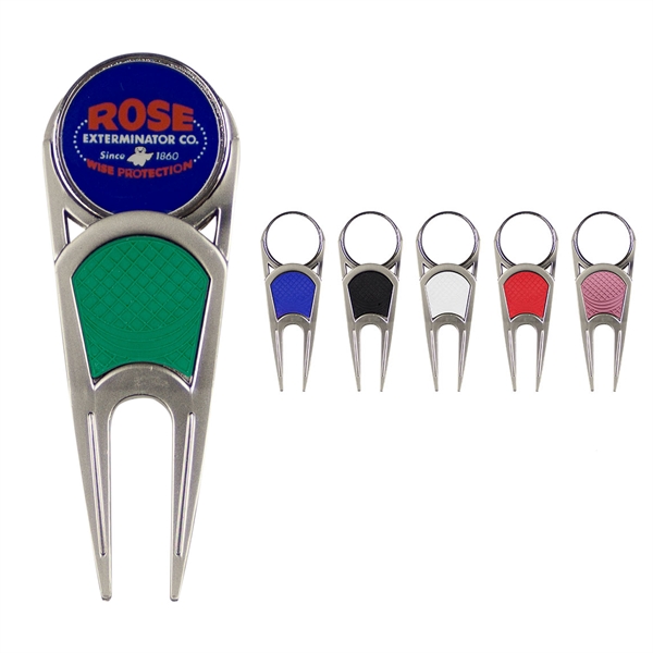 Divot tool with a ball marker.... from ASI 57653 Gold Bond