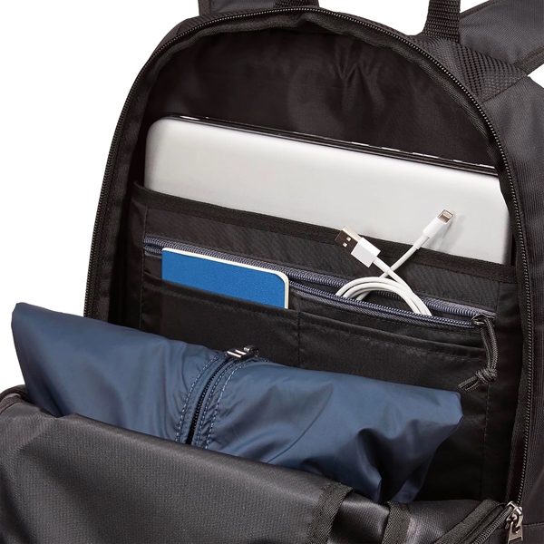Professional backpack with a protective laptop pocket and generous capacity for... from ASI 61005 Hirsch Gift Inc