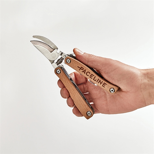 Stainless-steel implements with wood handles includes garden pruning shears, flat screwdriver,... from ASI 46170 Compass Industries Inc