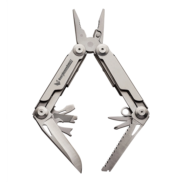 4" closed full-sized multi tool with all stainless-steel body and implements.... from ASI 46170 Compass Industries Inc
