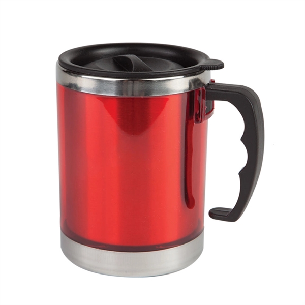 Double wall translucent desk mug with stainless steel liner... from ASI 84592 St Regis Group