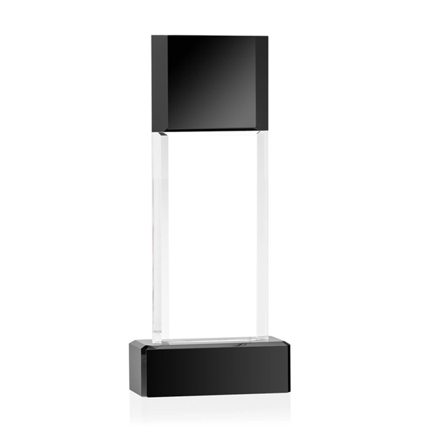 The striking Middlesex Award combines black and clear optical crystal for... from ASI 84592 St Regis Group / St Regis