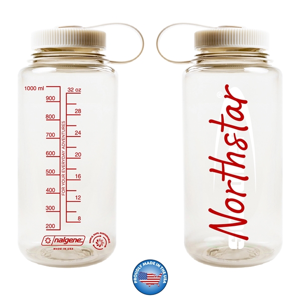Nalgene Sustain 32 ounce made with 50% recycled material.  Imprint... from ASI 74245 Nordic Co Inc / Nordic Promos
