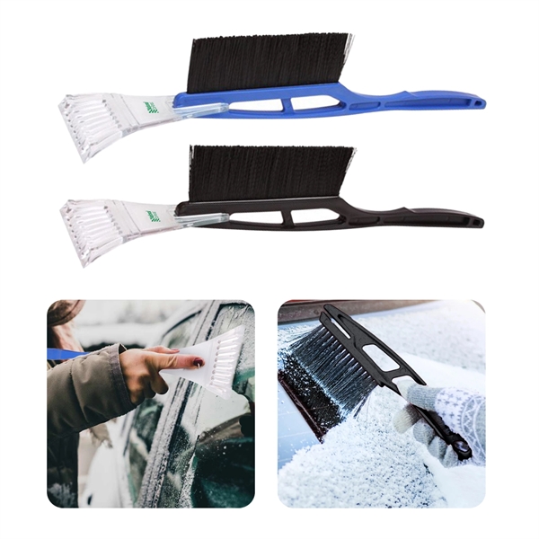 This 2-in-1 ice scraper and snow brush features black nylon bristles... from ASI 52710 Lincoln Line