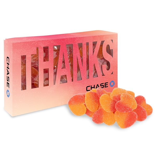 Sour Peachy Hearts In Thanks Die Cut Box.... from ASI 44900 NC Custom (CI/Lanco)
