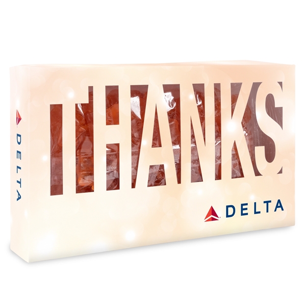 Champagne Gummy Bears With Thanks Die Cut Box.... from ASI 44900 NC Custom (CI/Lanco) / Chocolate Inn