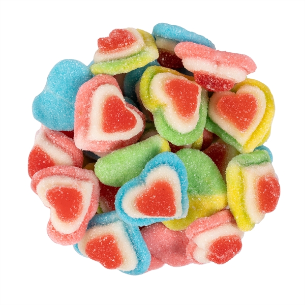 Triple layer hearts in Thanks die cut box.... from ASI 44900 NC Custom (CI/Lanco)