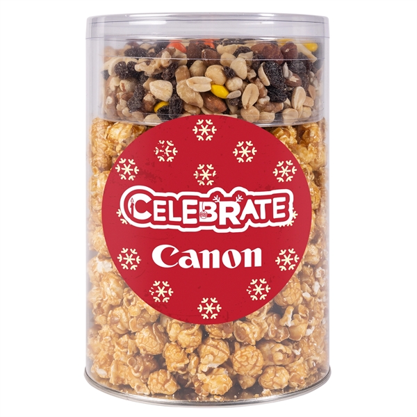 Caramel popcorn and rainbow mix in an acetate tube with a... from ASI 44900 NC Custom (CI/Lanco)