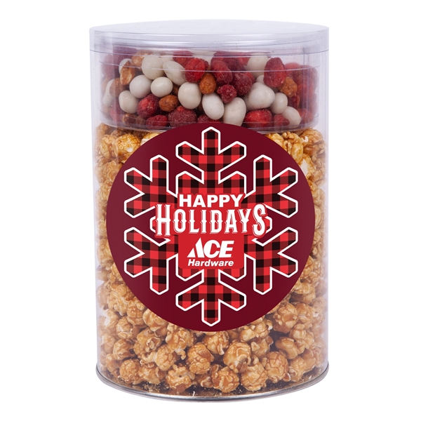 Caramel popcorn with honey and milk medley mix in an acetate... from ASI 44900 NC Custom (CI/Lanco)