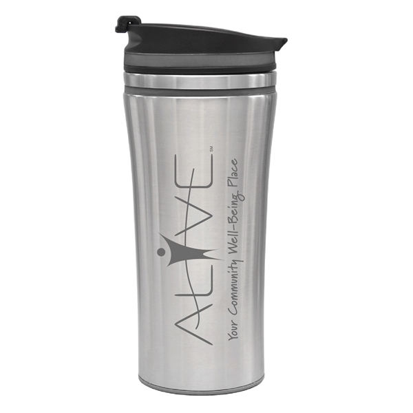 Stainless Steel made 14 Oz. Verona Series Tumbler.... from ASI 74245 Nordic Co Inc / Nordic Promos