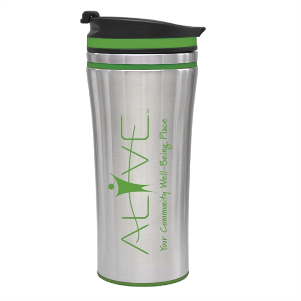 Stainless Steel made 14 Oz. Verona Series Tumbler.... from ASI 74245 Nordic Co Inc / Nordic Promos