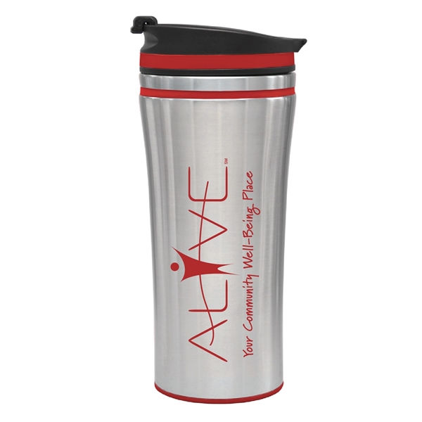 Stainless Steel made 14 Oz. Verona Series Tumbler.... from ASI 74245 Nordic Co Inc / Nordic Promos