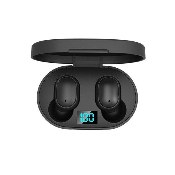 Mini wireless bluetooth earbuds with charging case plus 1c1p silkscreen... from ASI 37218 Athena Promo (tm)
