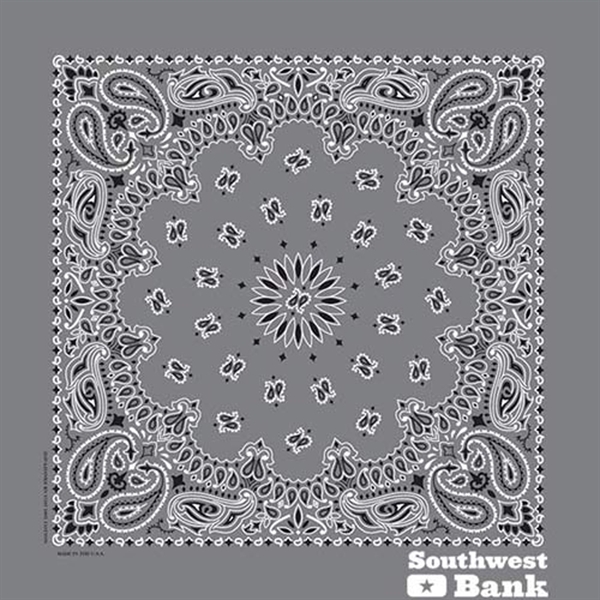 17" x 17" pocket hankey made of 100% cotton.... from ASI 44020 Bandanna Promotions By CARO-LINE / Bandanna Promotions