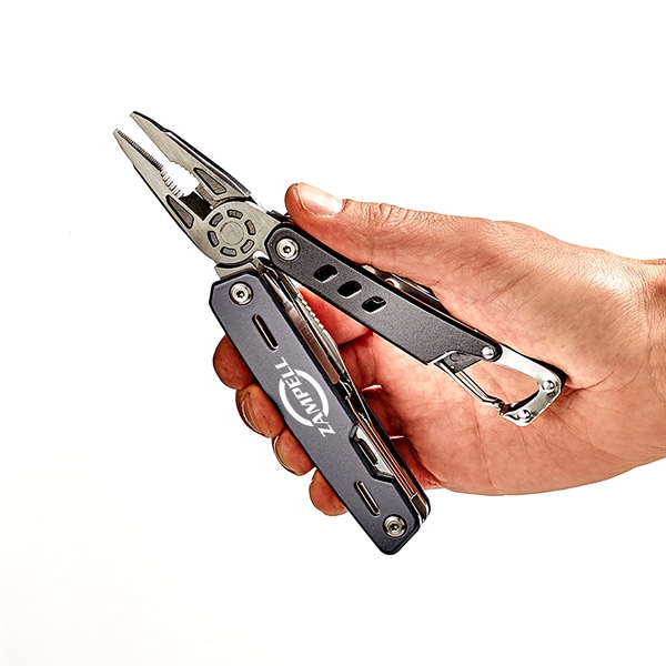4" closed full-sized multi tool, with a stylish two-tone handle and... from ASI 46170 Compass Industries Inc