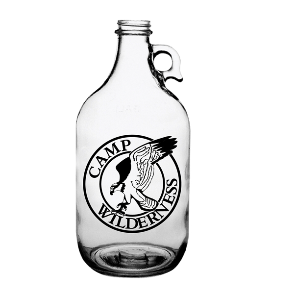 64 Oz. Glass Amber Growler... from ASI 74245 Nordic Co Inc / Nordic Nordic Promos
