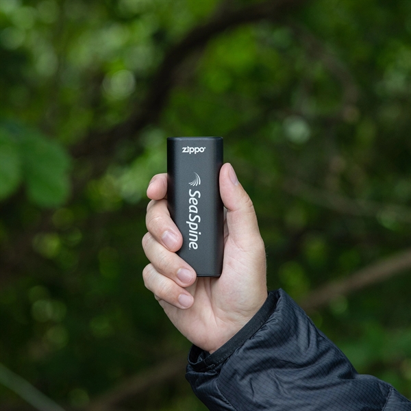 Heat at the press of a button. The HeatBank® 6 Rechargeable... from ASI 46170 Compass Industries Inc