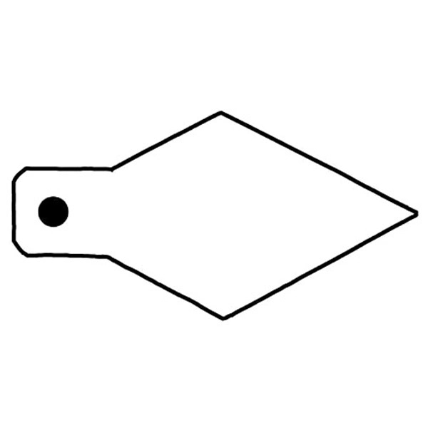 Key Tags - Soft Vinyl - Spot Color Screen Print -... from ASI 80210 Quikey Mfg Co Inc