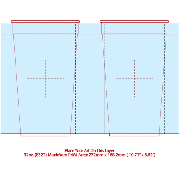 ColorCraze Full Color Stadium Cups... from ASI 80060 VisionUSA