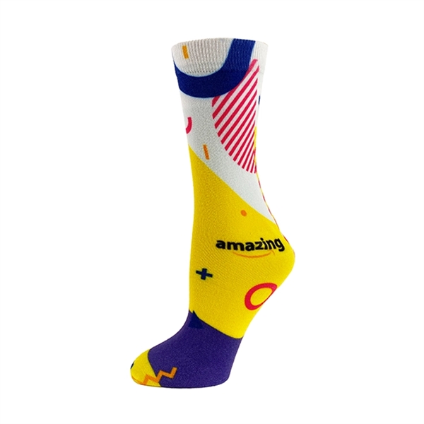 Price includes 360 degree direct digital printing, Socks fit feet that... from ASI 67557 LimeLight Ent / Limelight USA