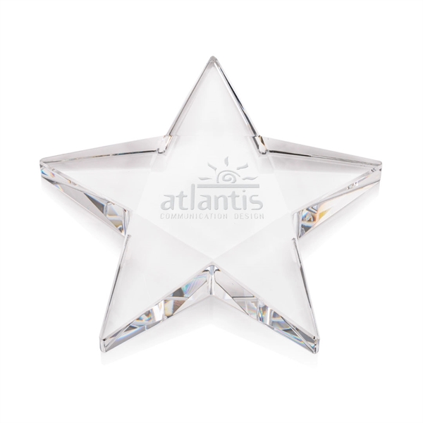 Optical crystal star paperweight.... from ASI 84592 St Regis Group / St Regis
