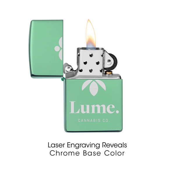 Famous Zippo Windproof Lighter. Made In the USA. The smooth high-polish... from ASI 46170 Compass Industries Inc