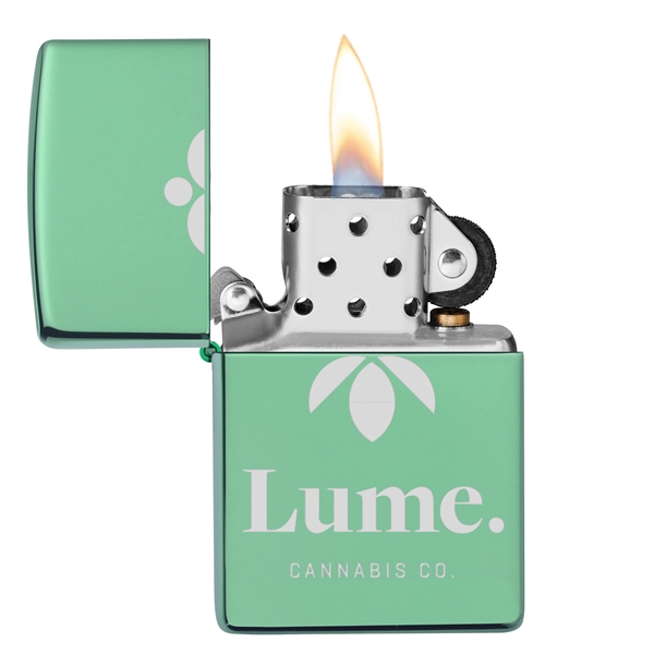 Famous Zippo Windproof Lighter. Made In the USA. The smooth high-polish... from ASI 46170 Compass Industries Inc