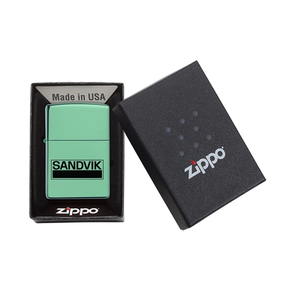 Famous Zippo Windproof Lighter. Made In the USA. The smooth high-polish... from ASI 46170 Compass Industries Inc