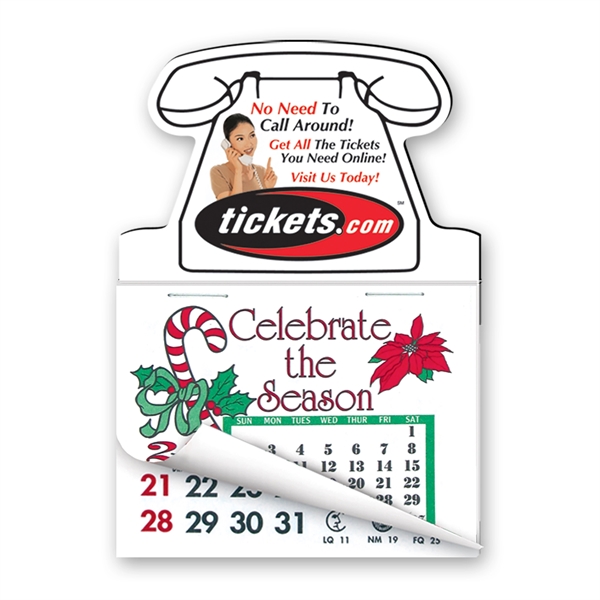 Telephone shape Calendar Pad Magnets.... from ASI 93520 Ventura Inc