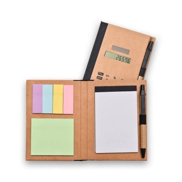 Eco-friendly multi-purpose padfolio with calculator plus free 1 color silkscreen or... from ASI 37218 Athena Promo (tm)