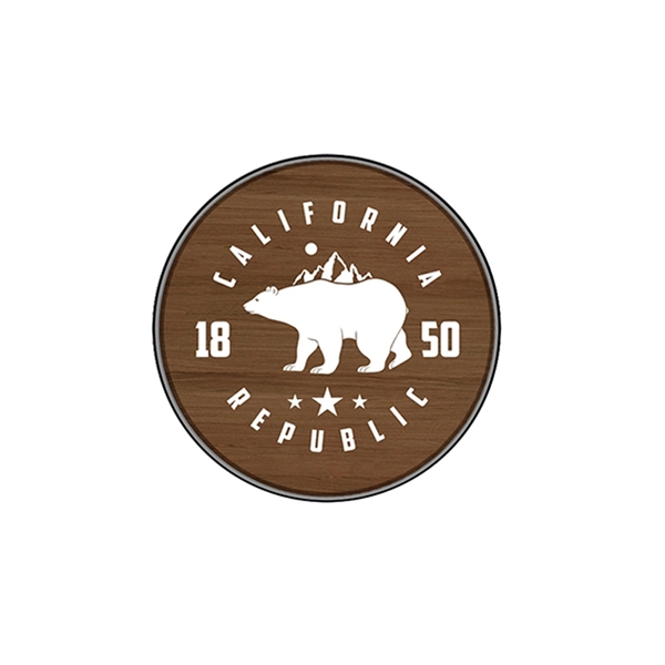 QI enabled wireless charger pad plus 1c1p silkscreen... from ASI 37218 Athena Promo (tm)