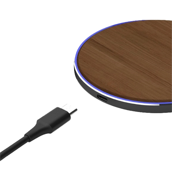 QI enabled wireless charger pad plus 1c1p silkscreen... from ASI 37218 Athena Promo (tm)