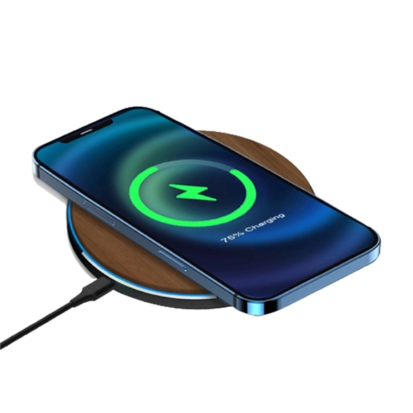 QI enabled wireless charger pad plus 1c1p silkscreen... from ASI 37218 Athena Promo (tm)