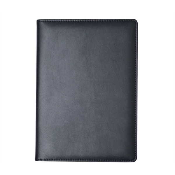 Leatherette padfolio with smartphone sleeve plus free 1 color pad imprint... from ASI 37218 Athena Promo (tm)