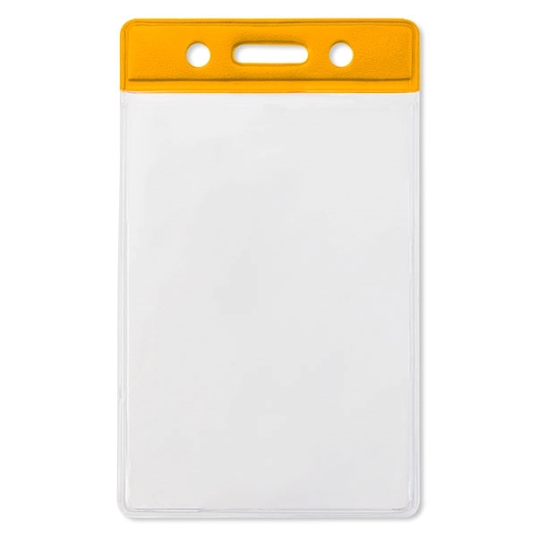 Color-coded vinyl badge holder / name tag holder lets you quickly... from ASI 79898 Promovision / PROMOVISION