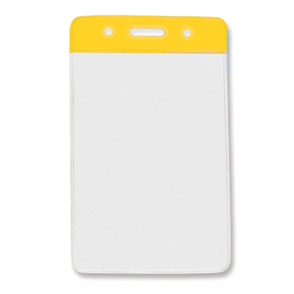 Color-coded vinyl badge holder / name tag holder lets you quickly... from ASI 79898 Promovision / PROMOVISION