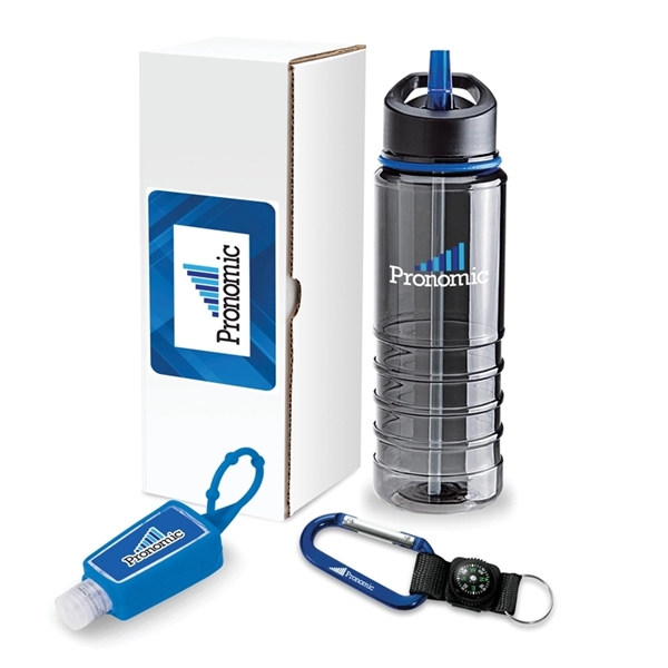 Champion 3-piece fitness gift set with 25 oz. bottle, 1 oz.... from ASI 67866 Logomark/Valumark