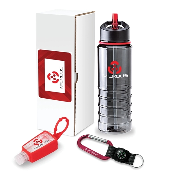 Champion 3-piece fitness gift set with 25 oz. bottle, 1 oz.... from ASI 67866 Logomark/Valumark